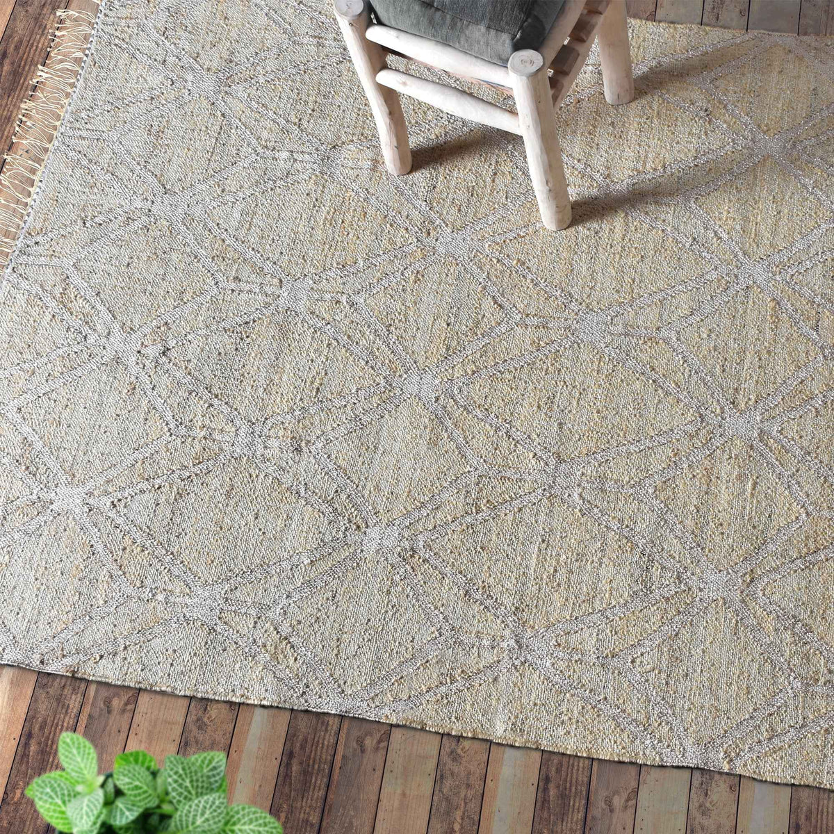 AMRIK RUG - HEMP/ LUREX