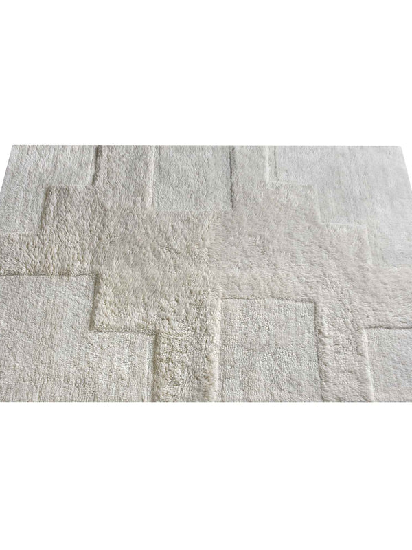 ANCONA RUG - NZ WOOL - TABLE TUFTED - IVORY