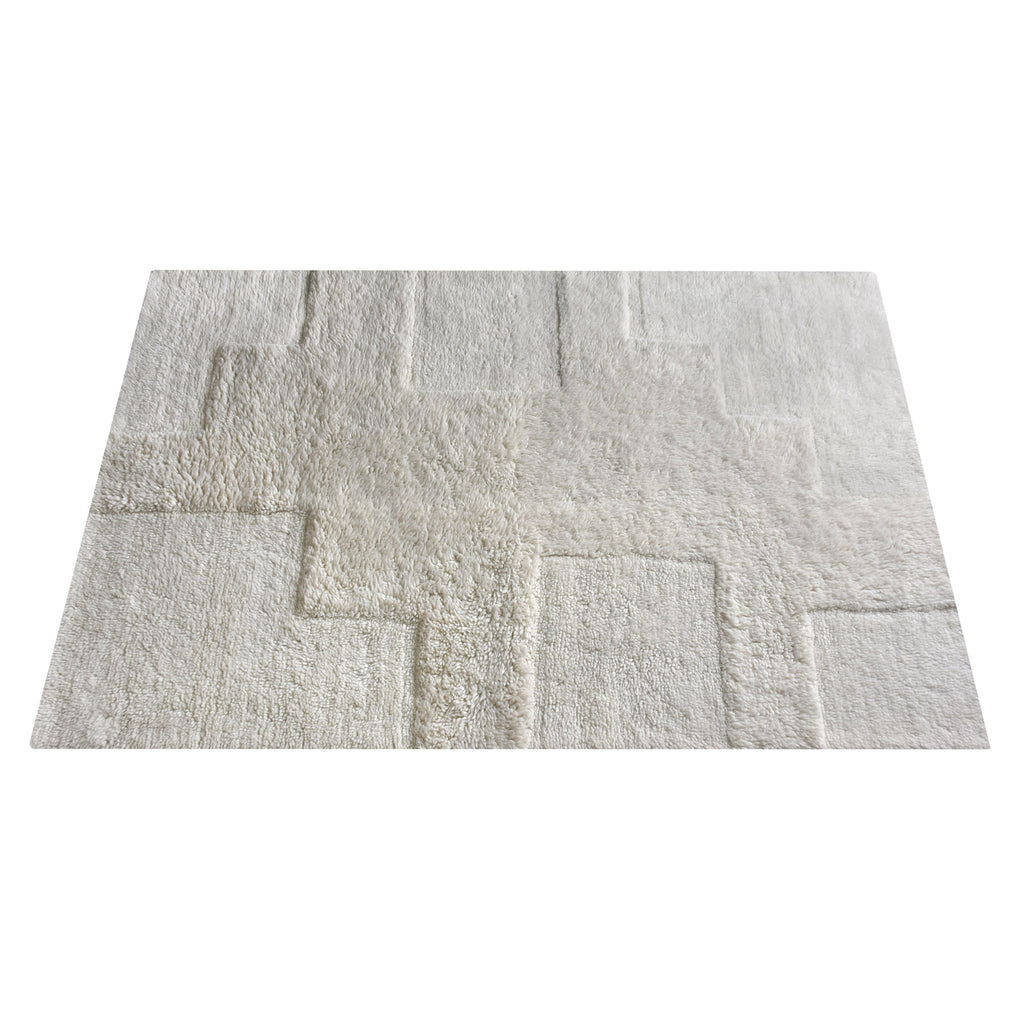 ANCONA RUG - NZ WOOL - TABLE TUFTED - IVORY