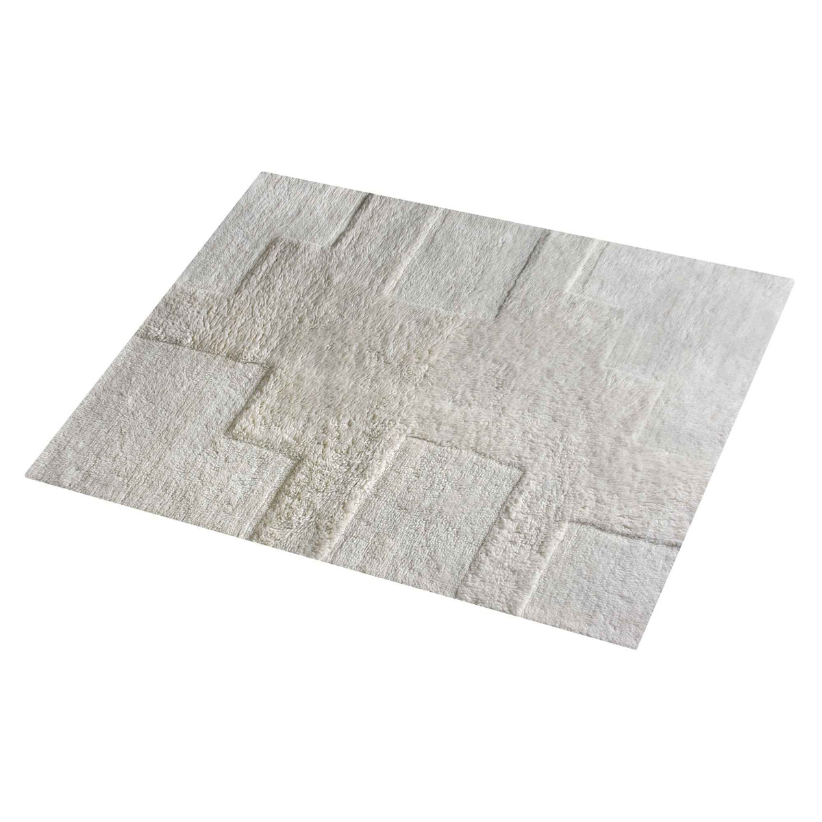 Monolith & Heart Ancona Table-Tufted New Zealand Wool Rug, Ivory