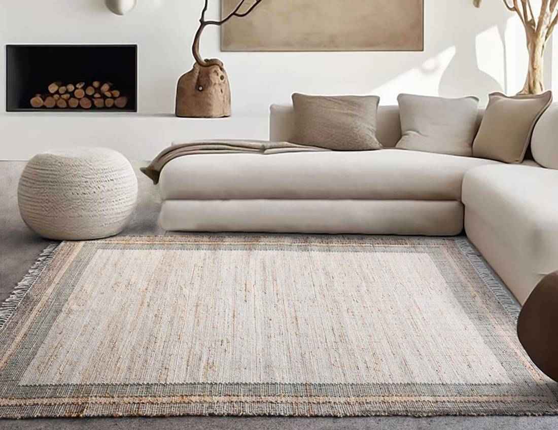 ARAYAT - NATURAL/MULTI - PUNJA KELIM - JUTE + WOOL