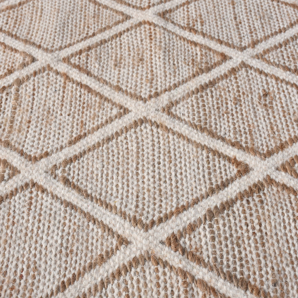 ATERNO RUG - NATURAL/IVORY - JUTE/WOOL