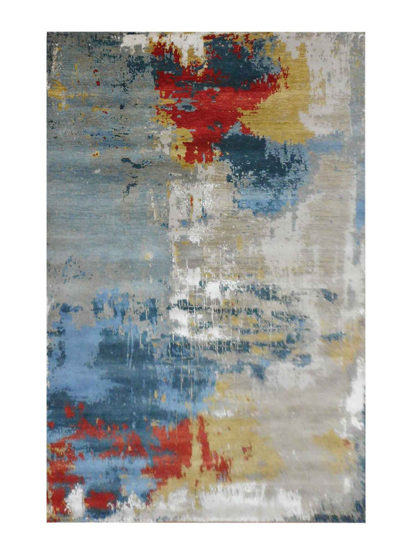 ABSTRA RUG - WOOL/ VISCOSE