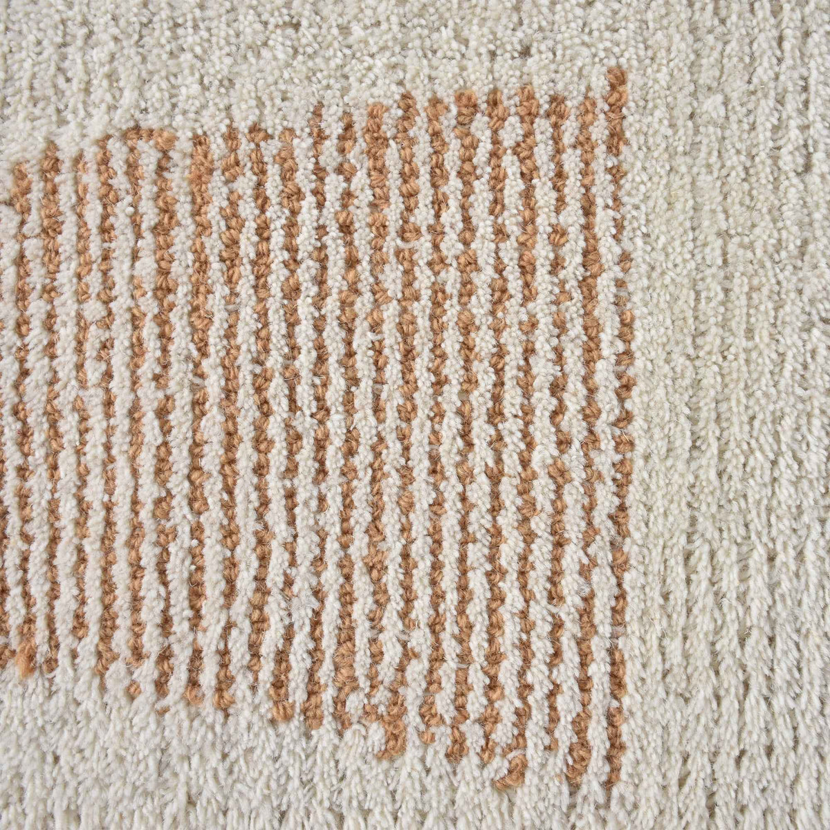 Monolith & Heart Bafing Hand-Woven & Over-Tufted Wool Rug, Ivory & Multi
