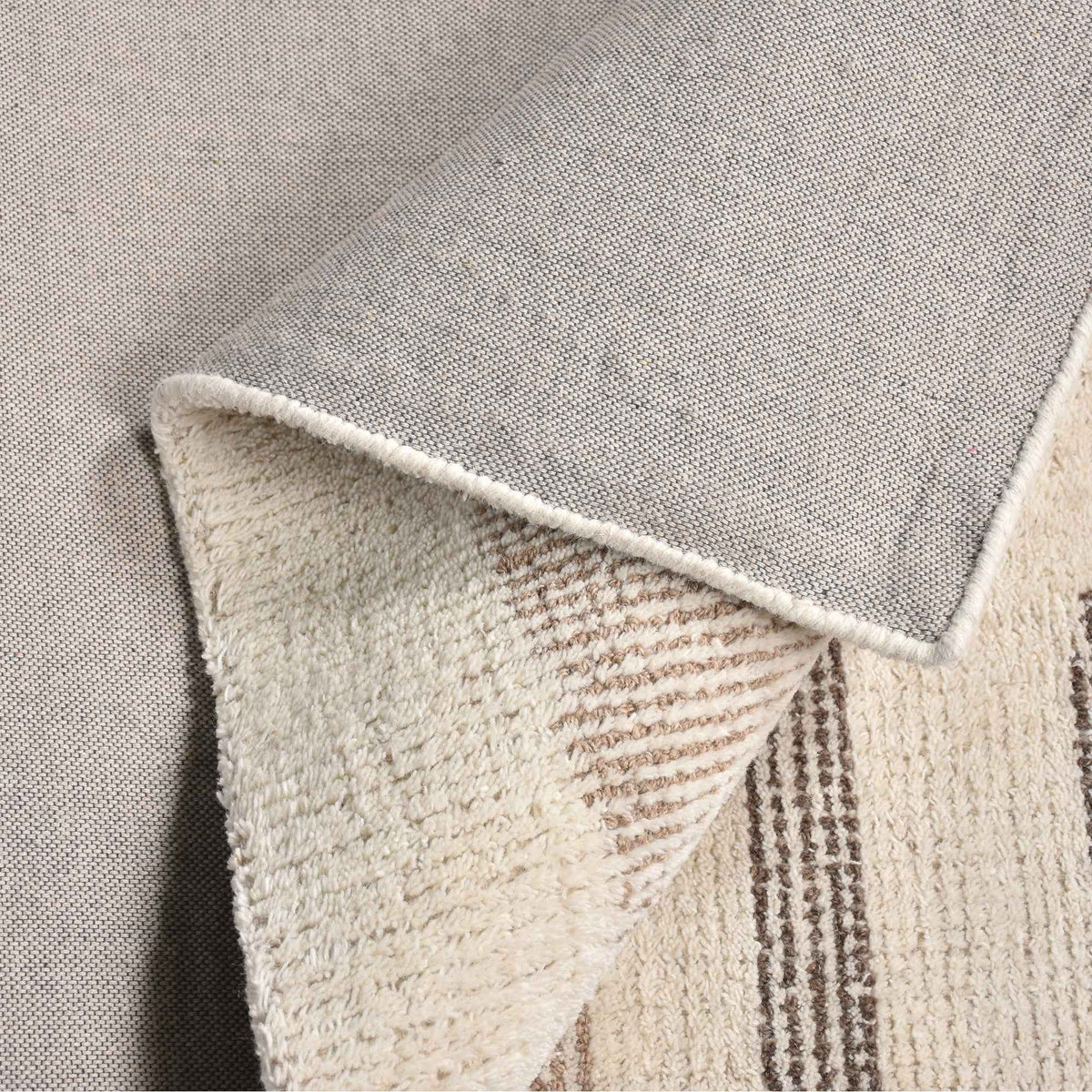Monolith & Heart Bafing Hand-Woven & Over-Tufted Wool Rug, Ivory & Multi