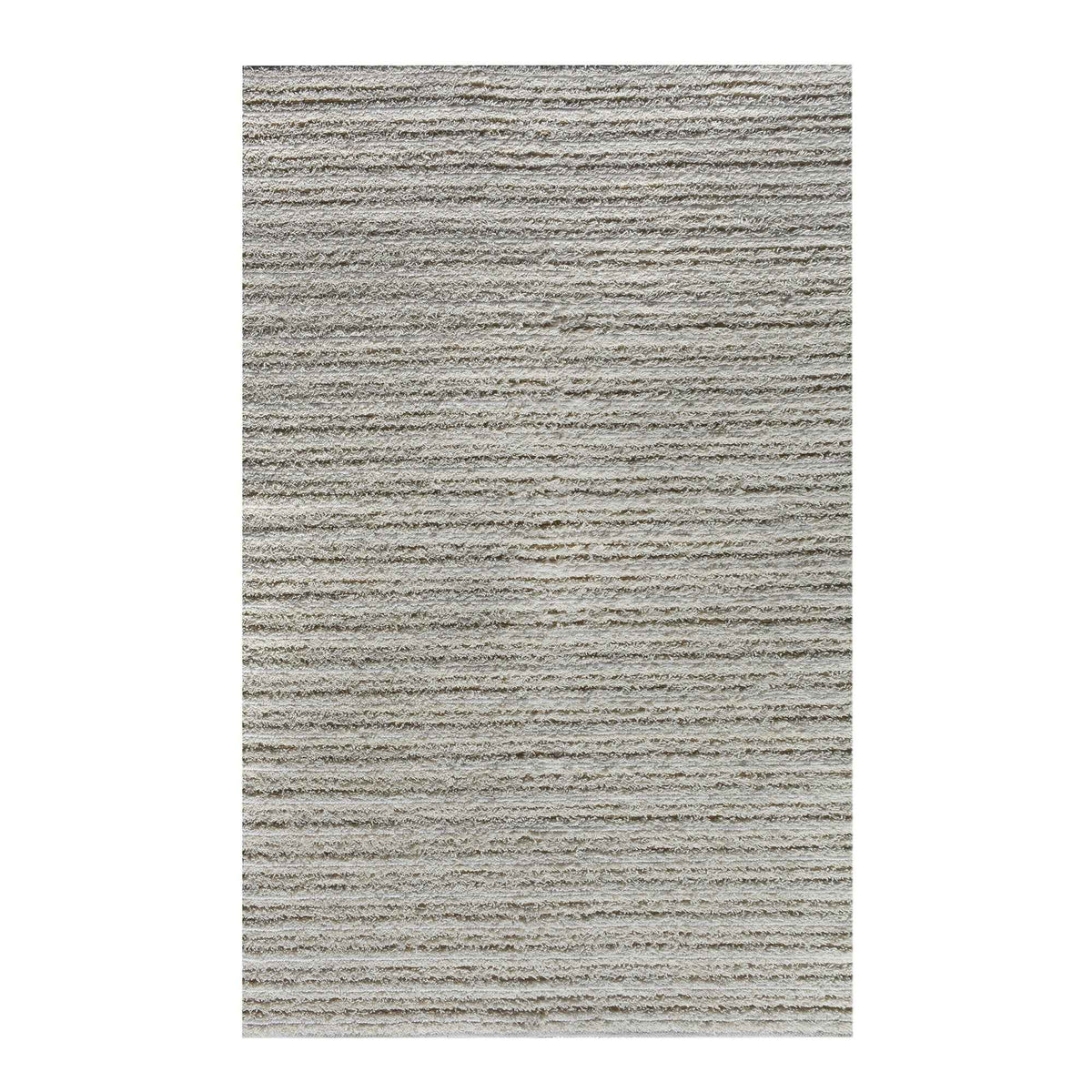 Monolith & Heart Bakun Hand-Woven Jute & Wool Rug, Natural White & Natural