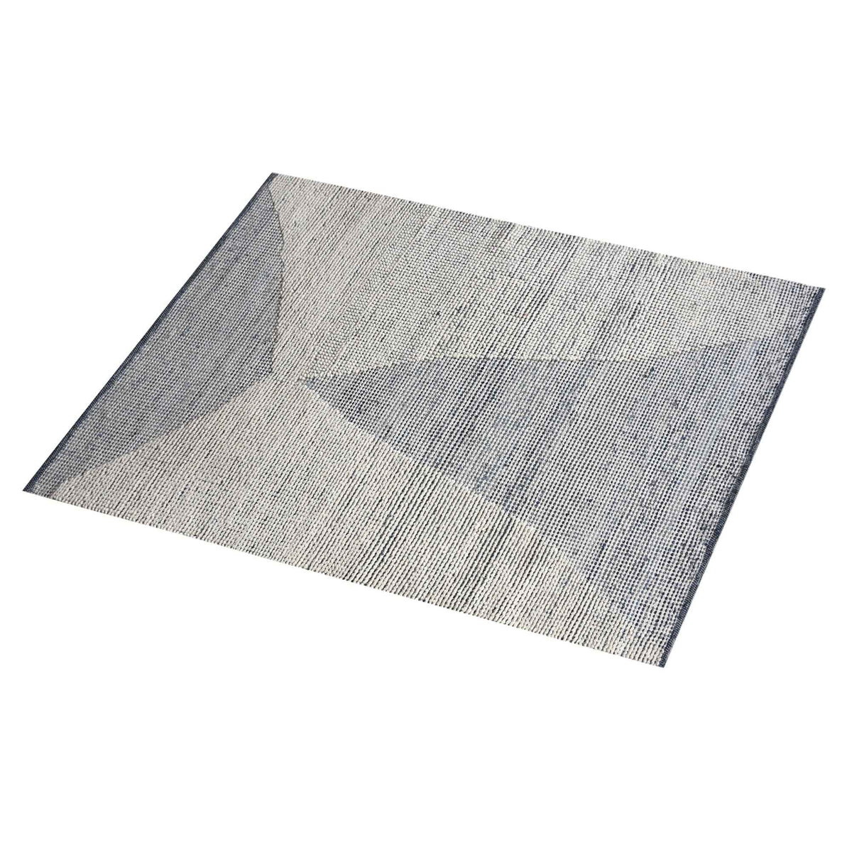 Monolith & Heart Banksia Hand-Woven Reclaimed Denim & Wool Rug, Blue