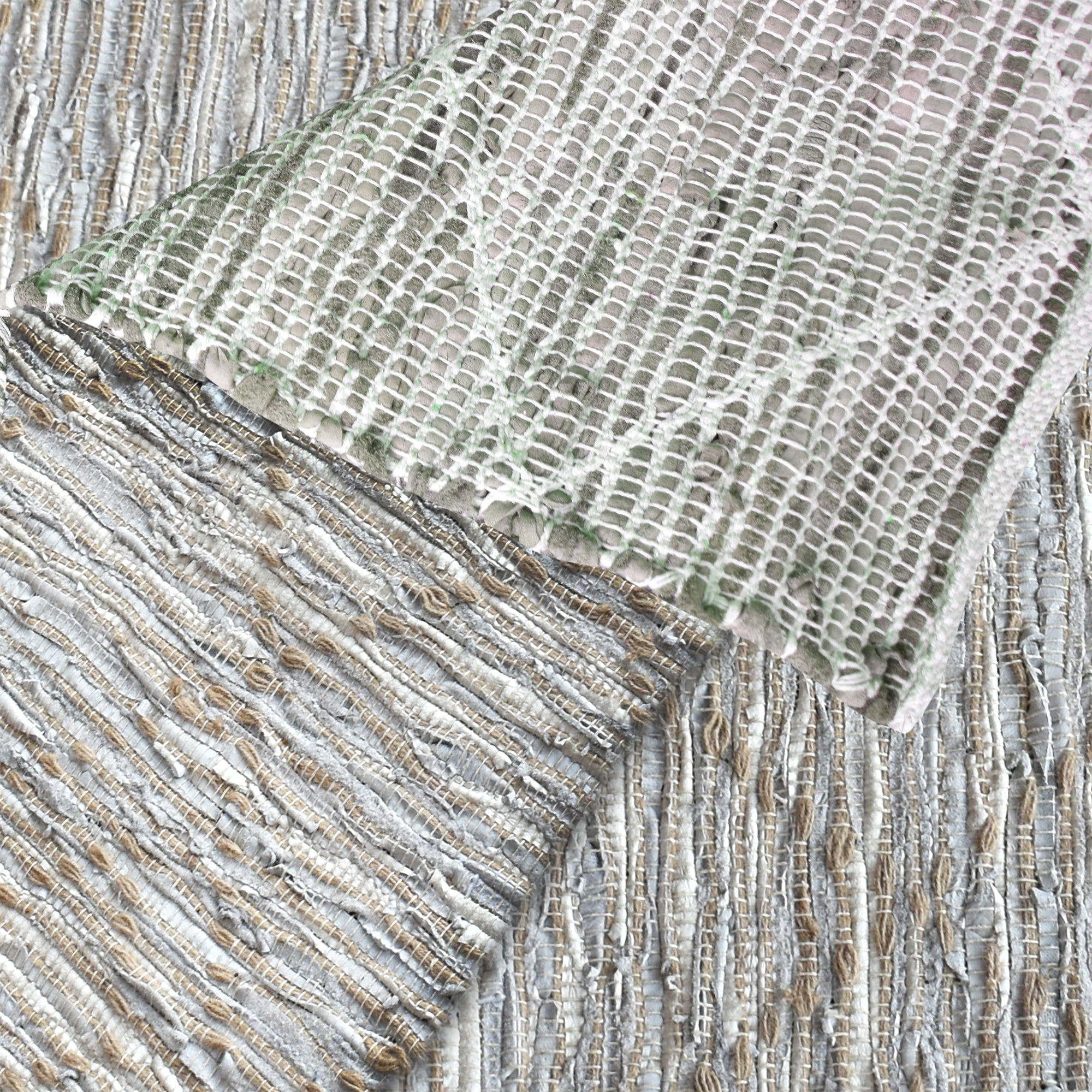 BARGO RUG - Leather / Hemp