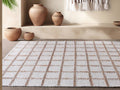 BAUGUR - IVORY/NATURAL - HAND WOVEN - WOOL + JUTE