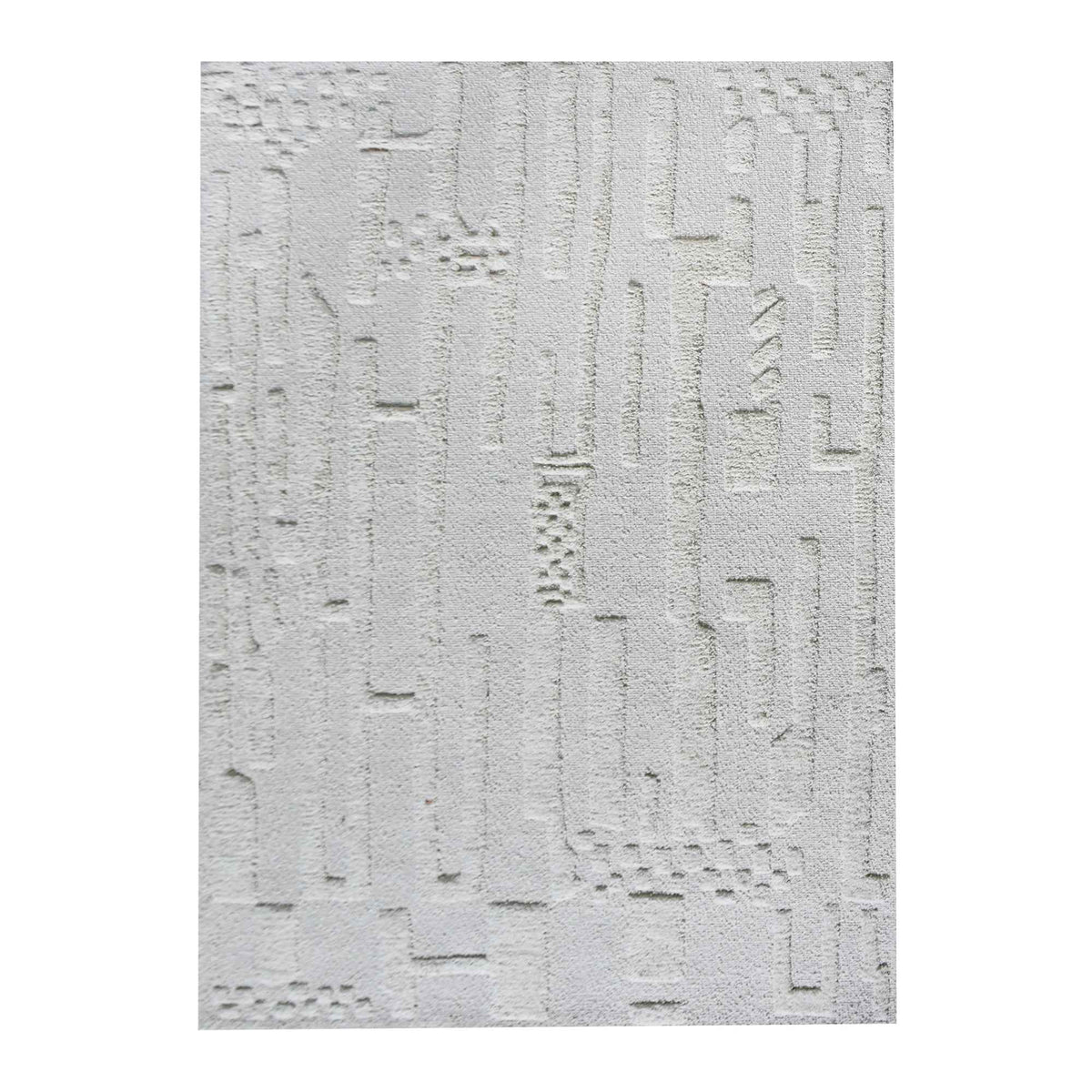 Monolith & Heart Belley Hand-Woven & Over-Tufted Wool Rug, Natural White