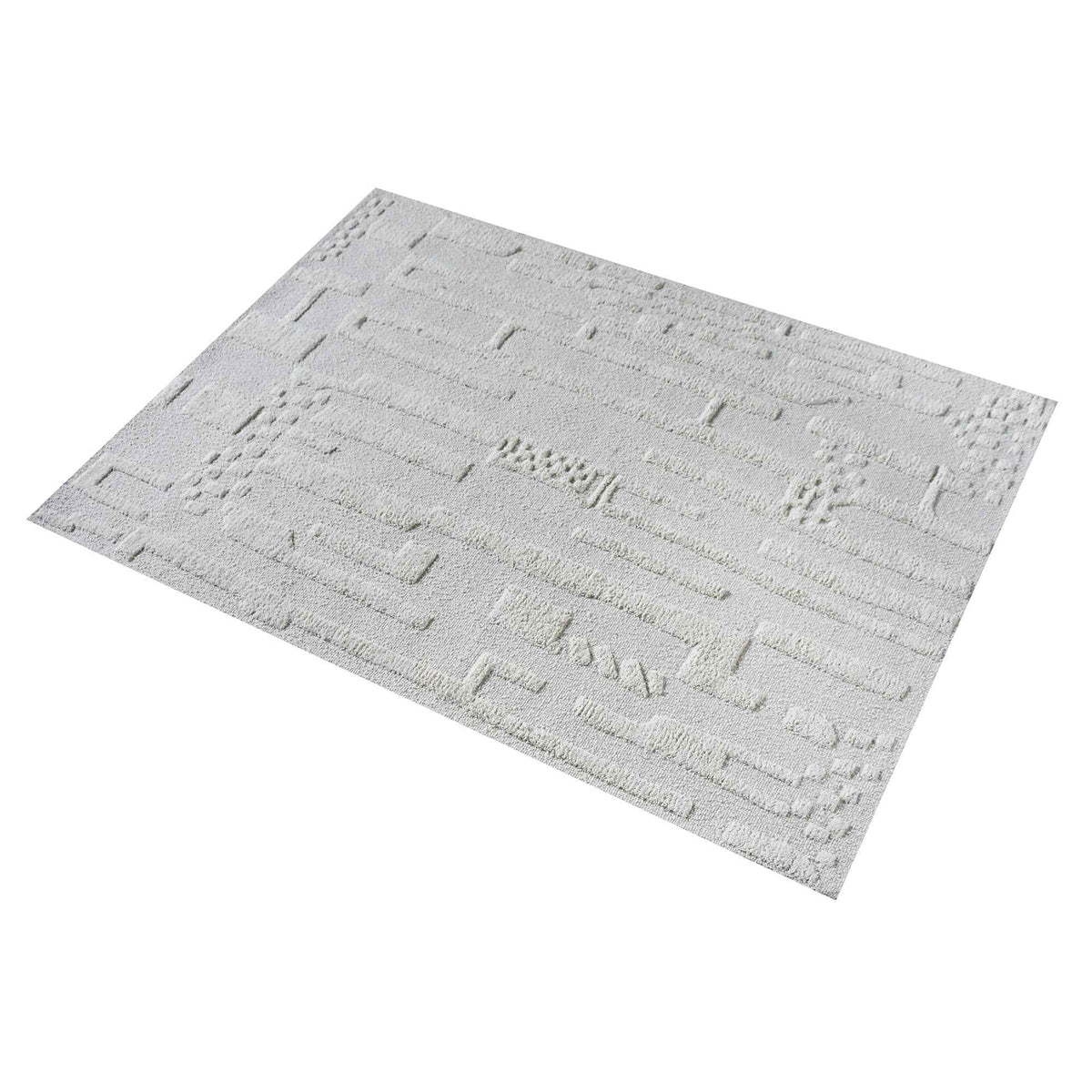 Monolith & Heart Belley Hand-Woven & Over-Tufted Wool Rug, Natural White