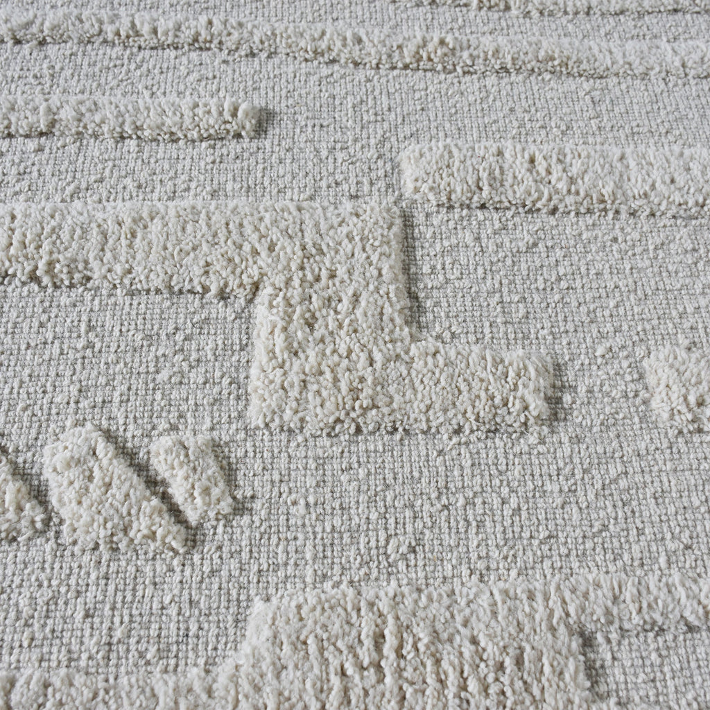 Area Rug, Bedroom Rug, Living Room Rug, Living Area Rug, Indian Rug, Office Carpet, Office Rug, Shop Rug Online, Wool, Natural White, Hand woven, Cut And Loop, intricate