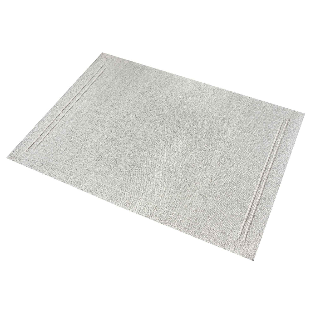 Monolith & Heart Bordley Hand-Woven & Over-Tufted Wool Rug, Natural White