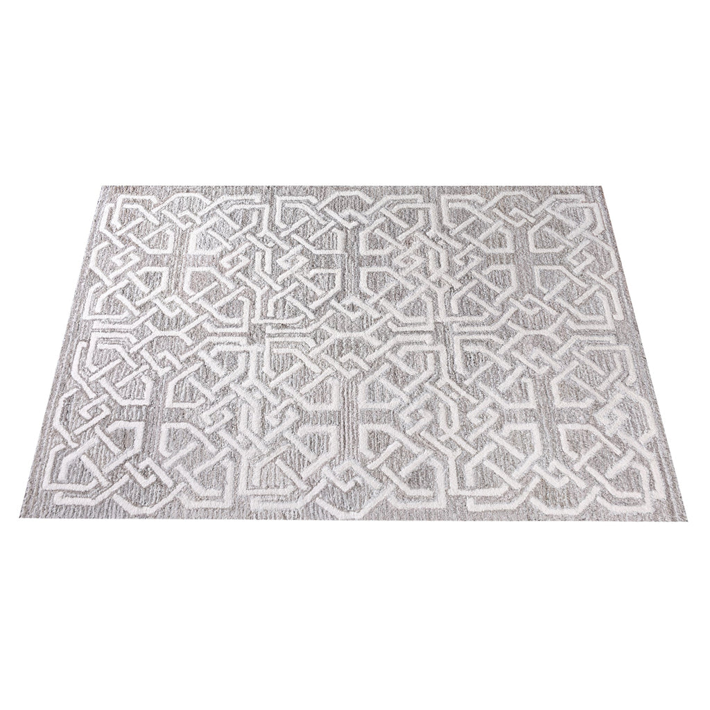 BOTNER-II RUG - BEIGE/IVORY - HAND TUFTED - WOOL + DENIM