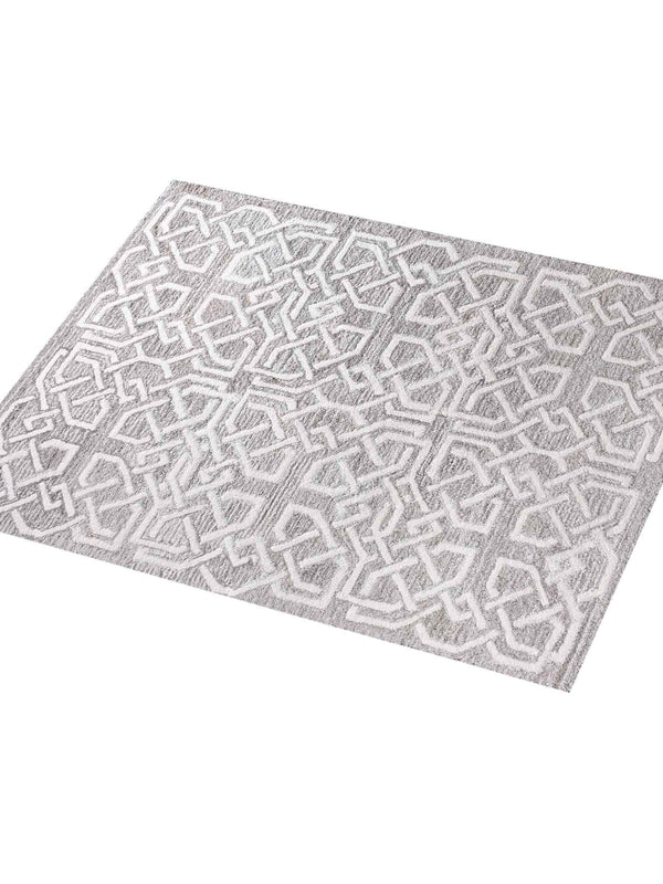 BOTNER-II RUG - BEIGE/IVORY - HAND TUFTED - WOOL + DENIM
