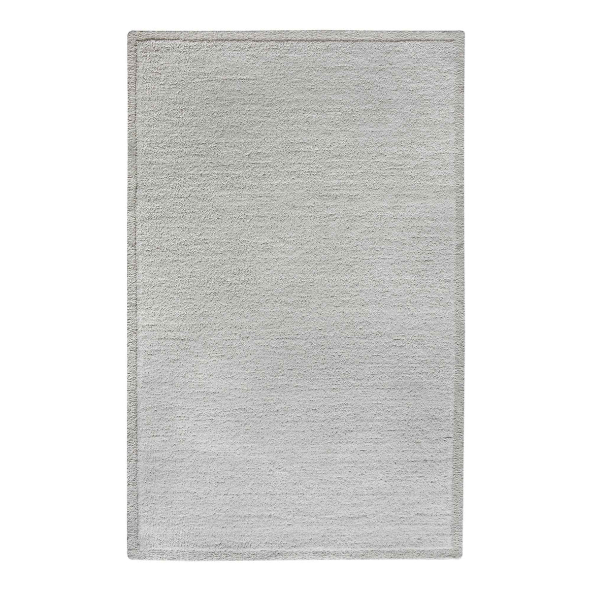 Monolith & Heart Bouvet Hand-Woven Wool Rug, High Pile, Ivory, Multiple Sizes