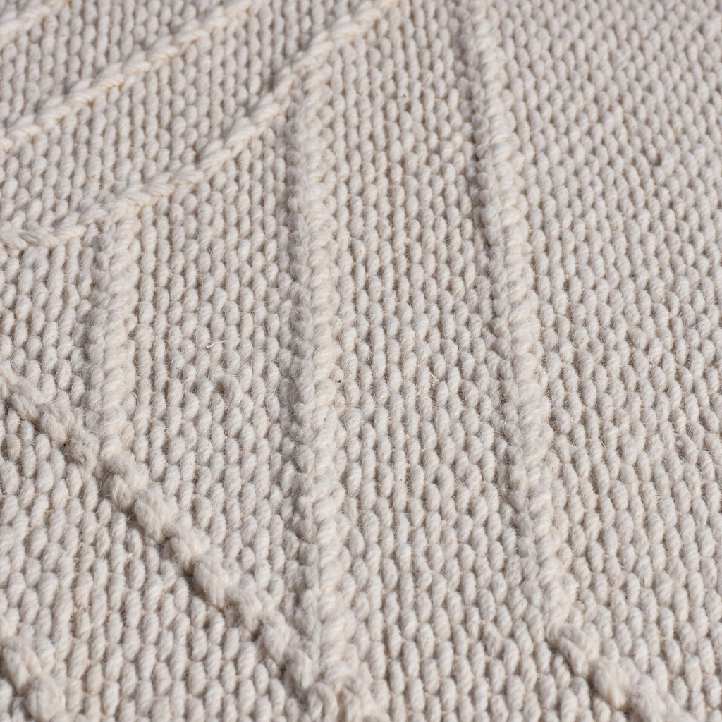 Area Rug, Bedroom Rug, Living Room Rug, Living Area Rug, Indian Rug, Office Carpet, Office Rug, Shop Rug Online, Wool, Cotton, Natural White, Punja, Flat Weave, abstract
