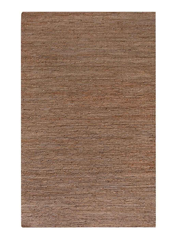BRAYTON RUG - LEATHER/ JUTE