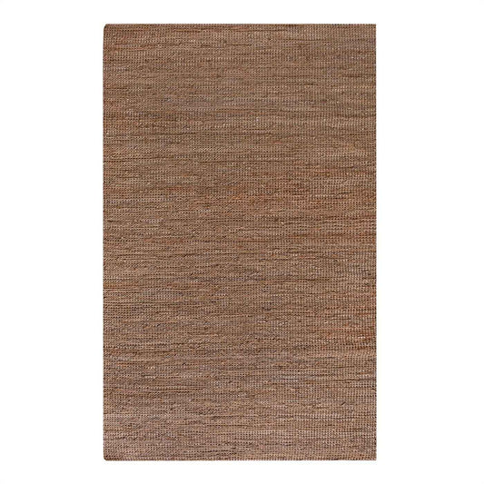 BRAYTON RUG - LEATHER/ JUTE