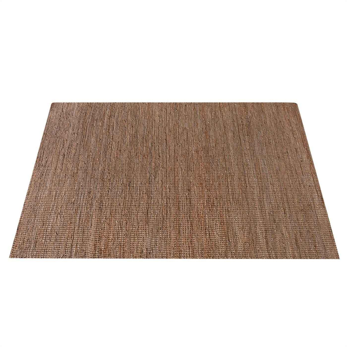 Monolith & Heart Brayton Hand-Woven Leather & Jute Rug, Natural & Beige
