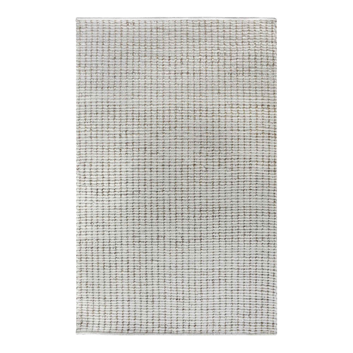 Monolith & Heart Brenda Hand-Woven Jute & Wool Rug, Natural White & Natural