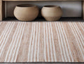 BYGGO - IVORY/NATURAL - HAND WOVEN - WOOL + JUTE