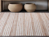 BYGGO - IVORY/NATURAL - HAND WOVEN - WOOL + JUTE