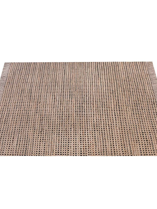 CAHILL RUG - LEATHER/ JUTE