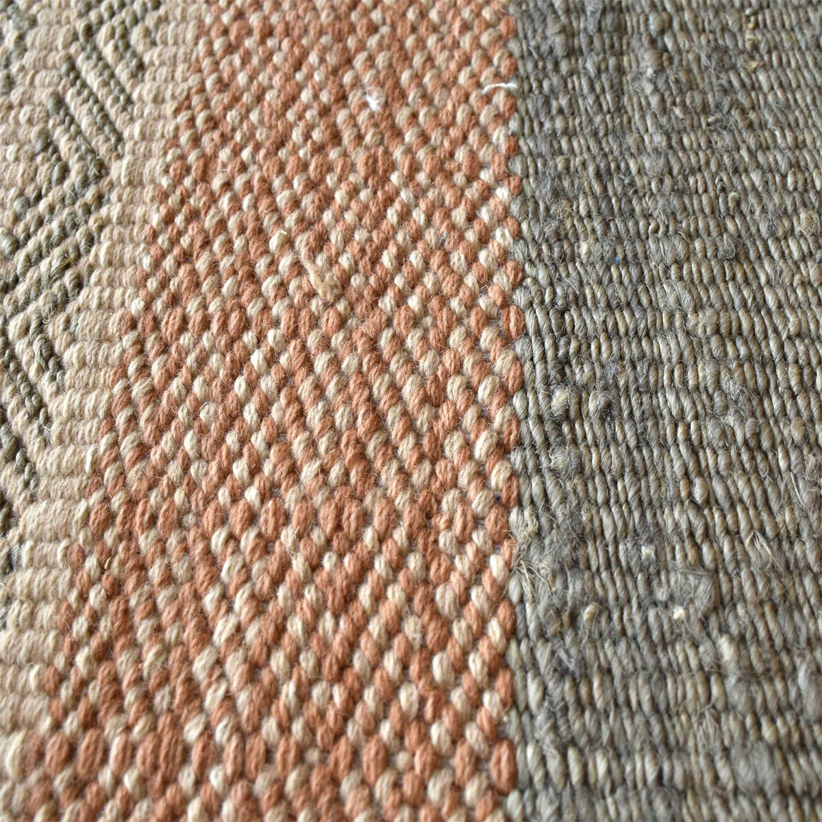 Monolith & Heart Cambrai Hand-Woven Hemp & Wool Rug, Multi