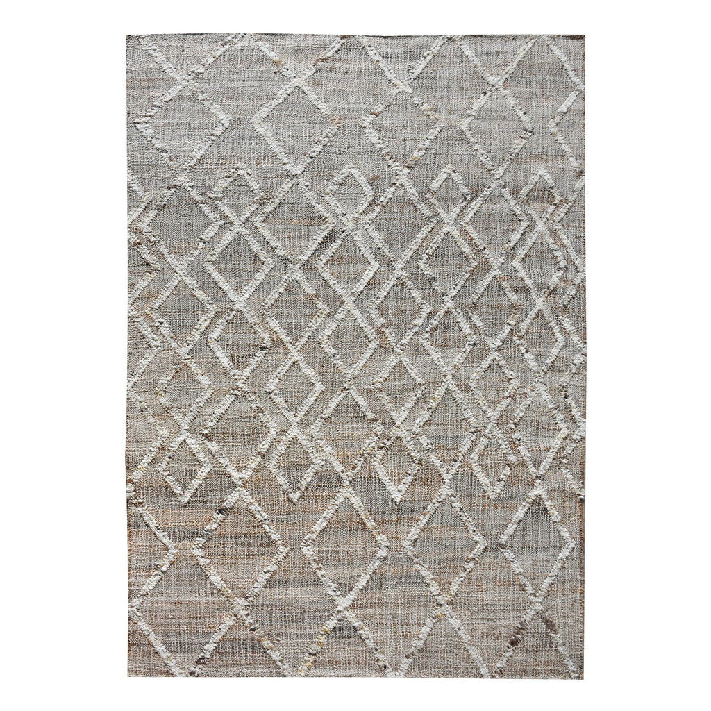 Area Rug, Bedroom Rug, Living Room Rug, Living Area Rug, Indian Rug, Office Carpet, Office Rug, Shop Rug Online, Hemp, Wool, Natural, Natural White, Punja, Flat Weave, Textured