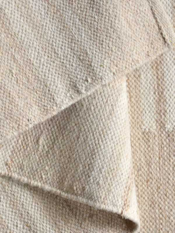 CHEREMSHAN RUG - IVORY - HANDWOVEN - WOOL