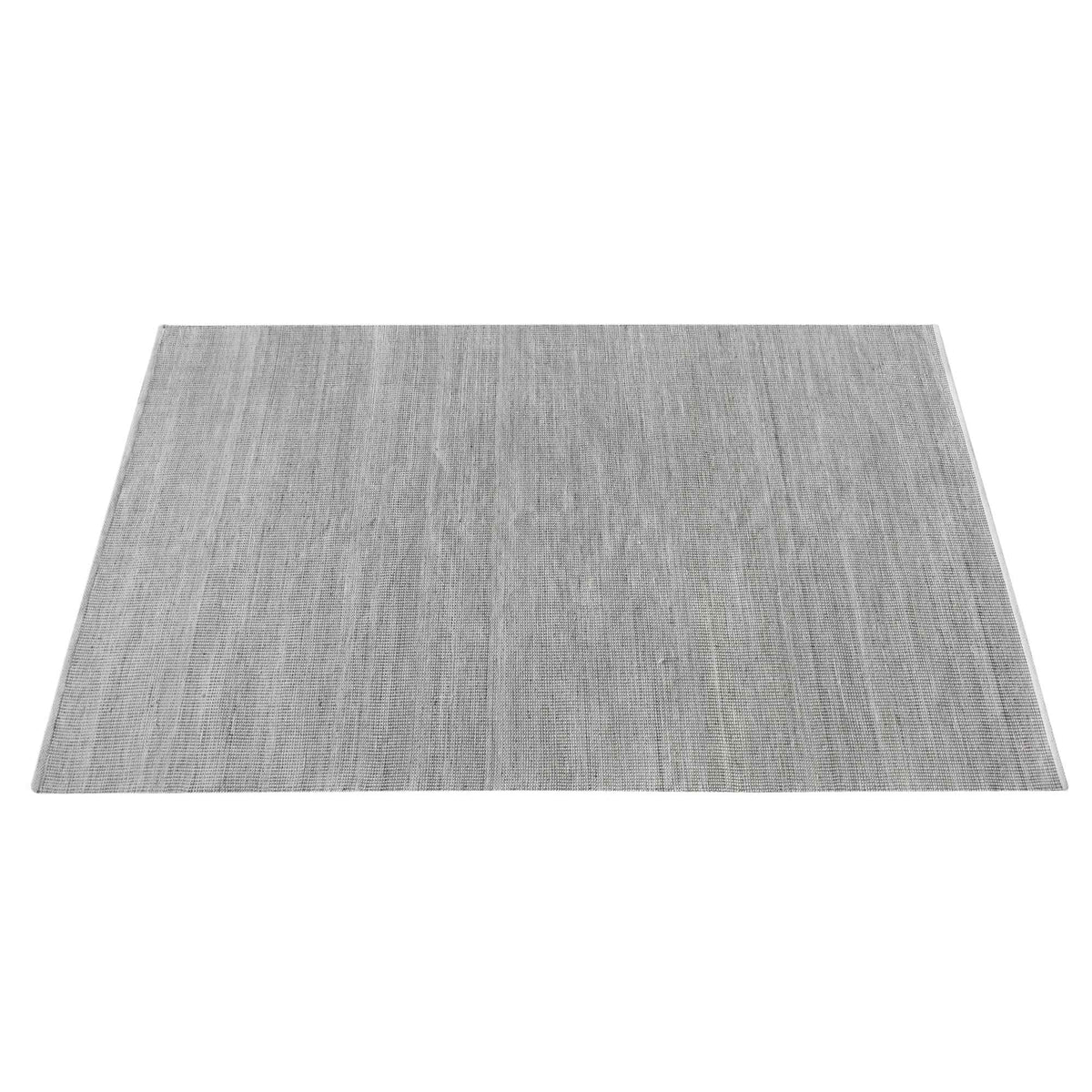 Monolith & Heart Cima Punja Kelim Recycled PET Rug, Taupe & Natural White