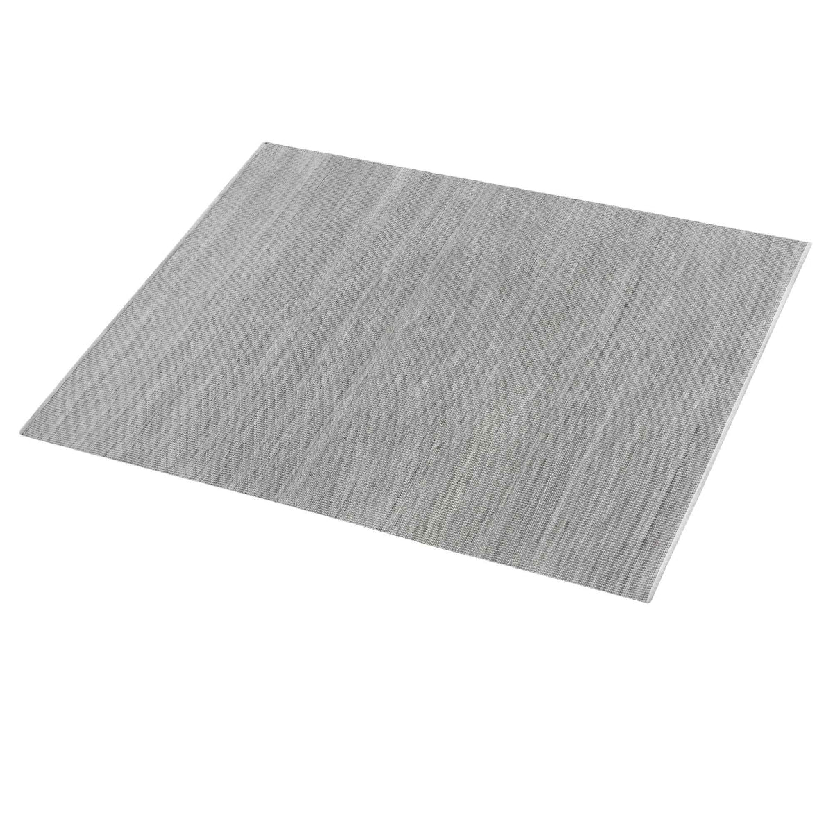Monolith & Heart Cima Punja Kelim Recycled PET Rug, Taupe & Natural White