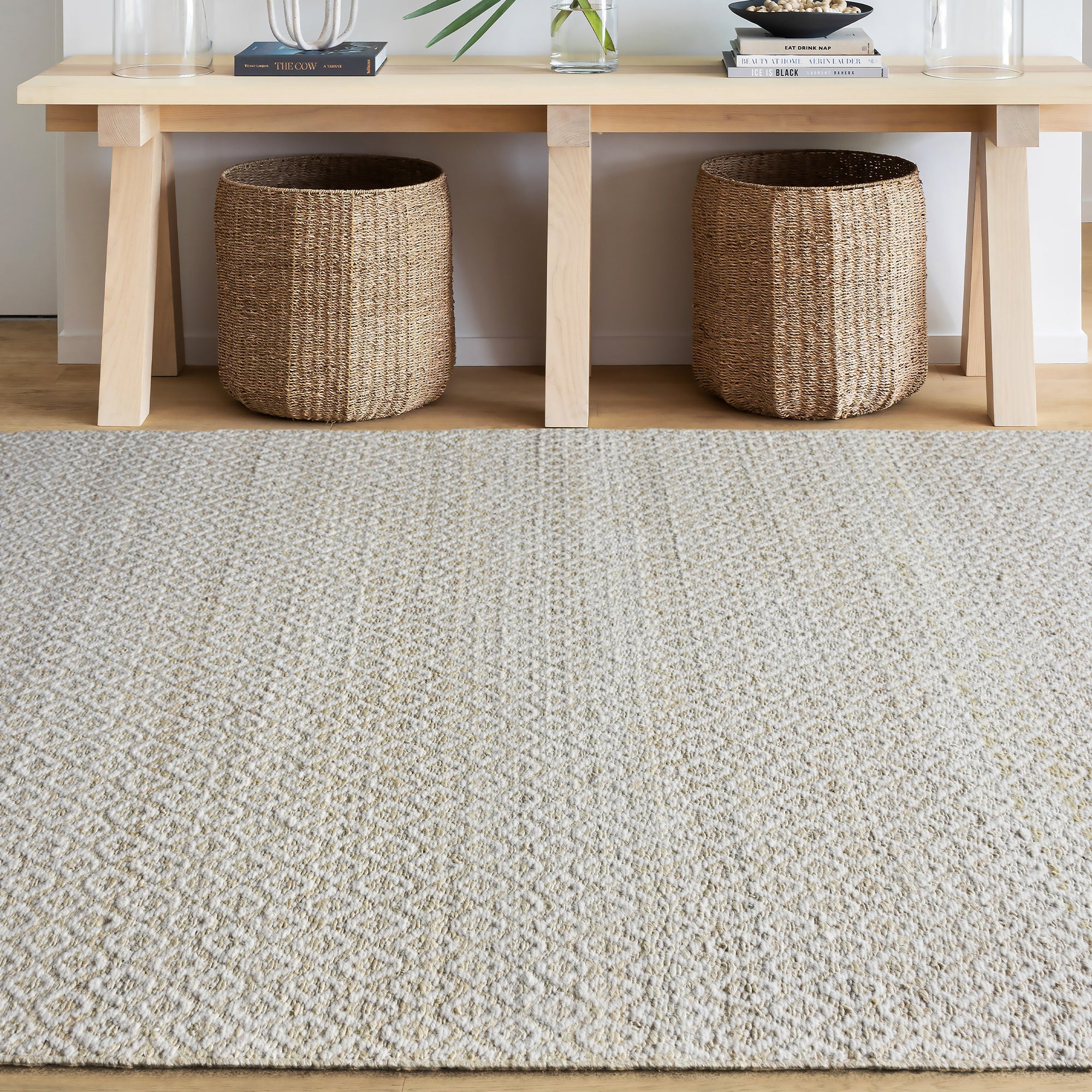 COLEBROOK RUG - JUTE/ WOOL