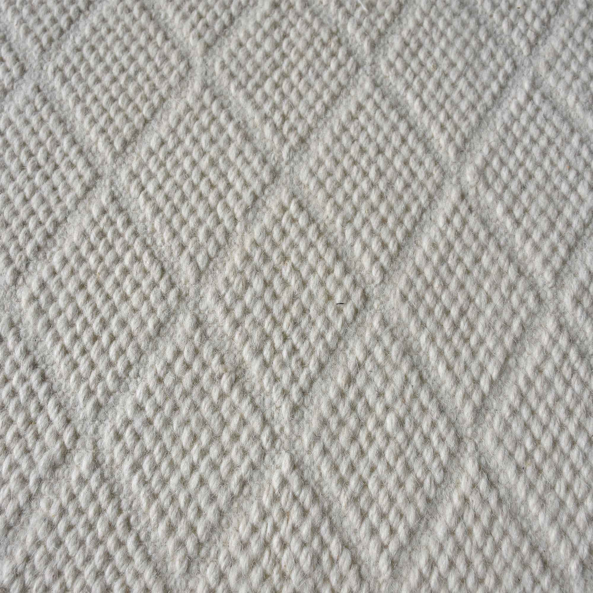 Monolith & Heart Cometa Hand-Woven Wool Rug, Natural White