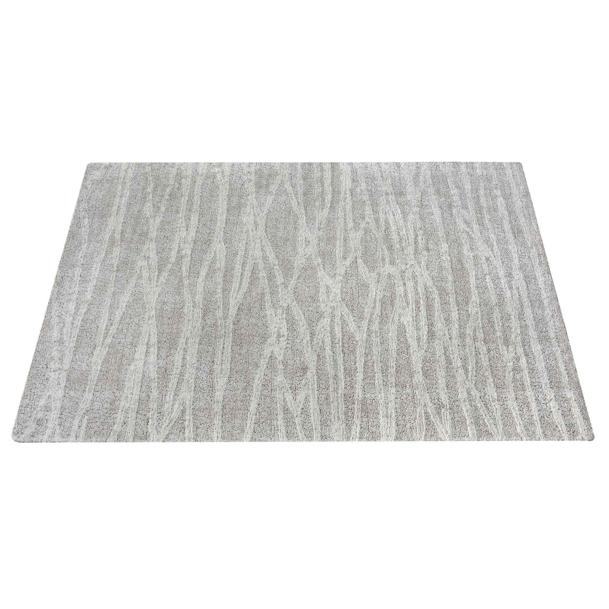 Monolith & Heart Conann Hand-Woven Wool Rug, Beige & Natural White