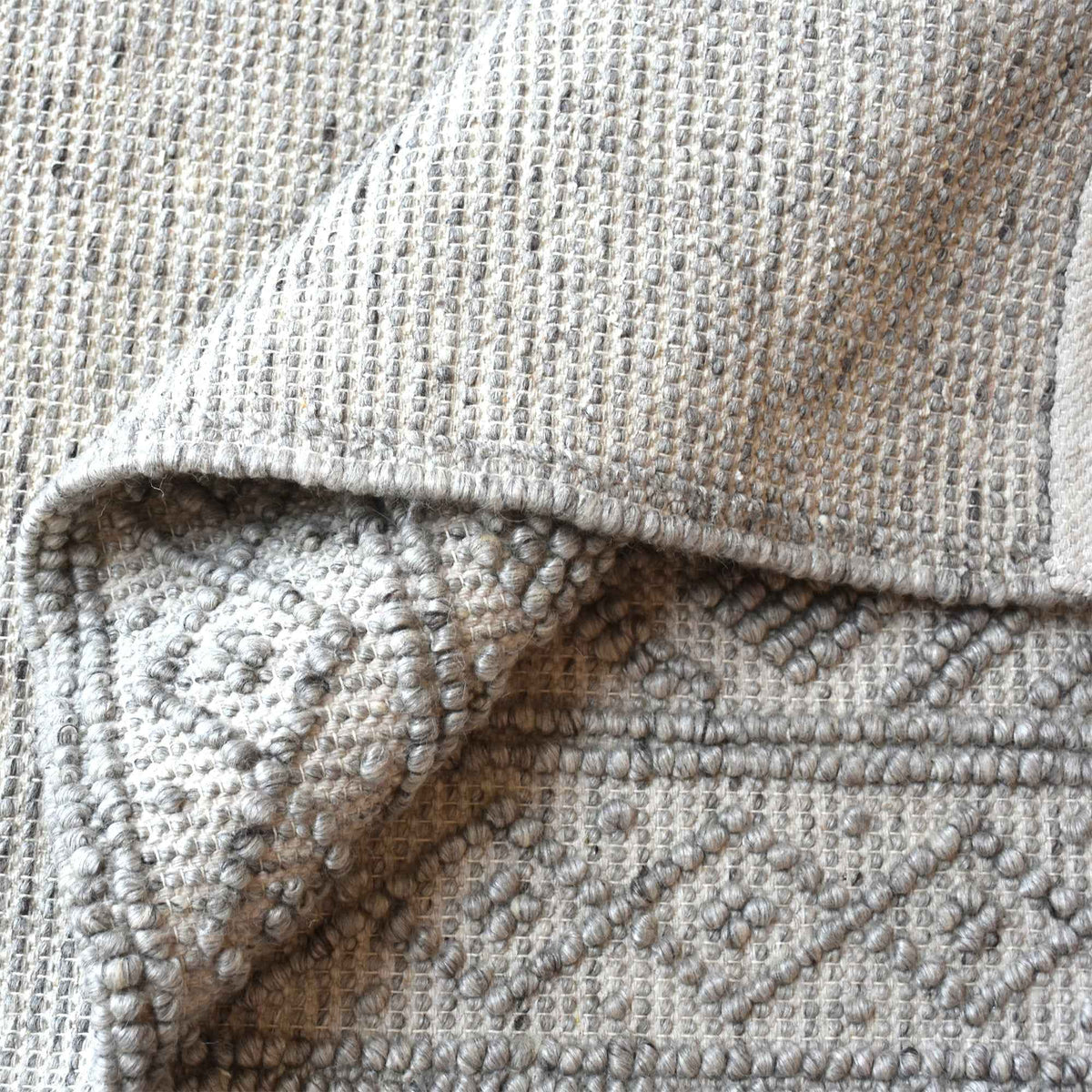 Monolith & Heart Conon Hand-Woven Wool & Viscose Rug, Multiple Colours