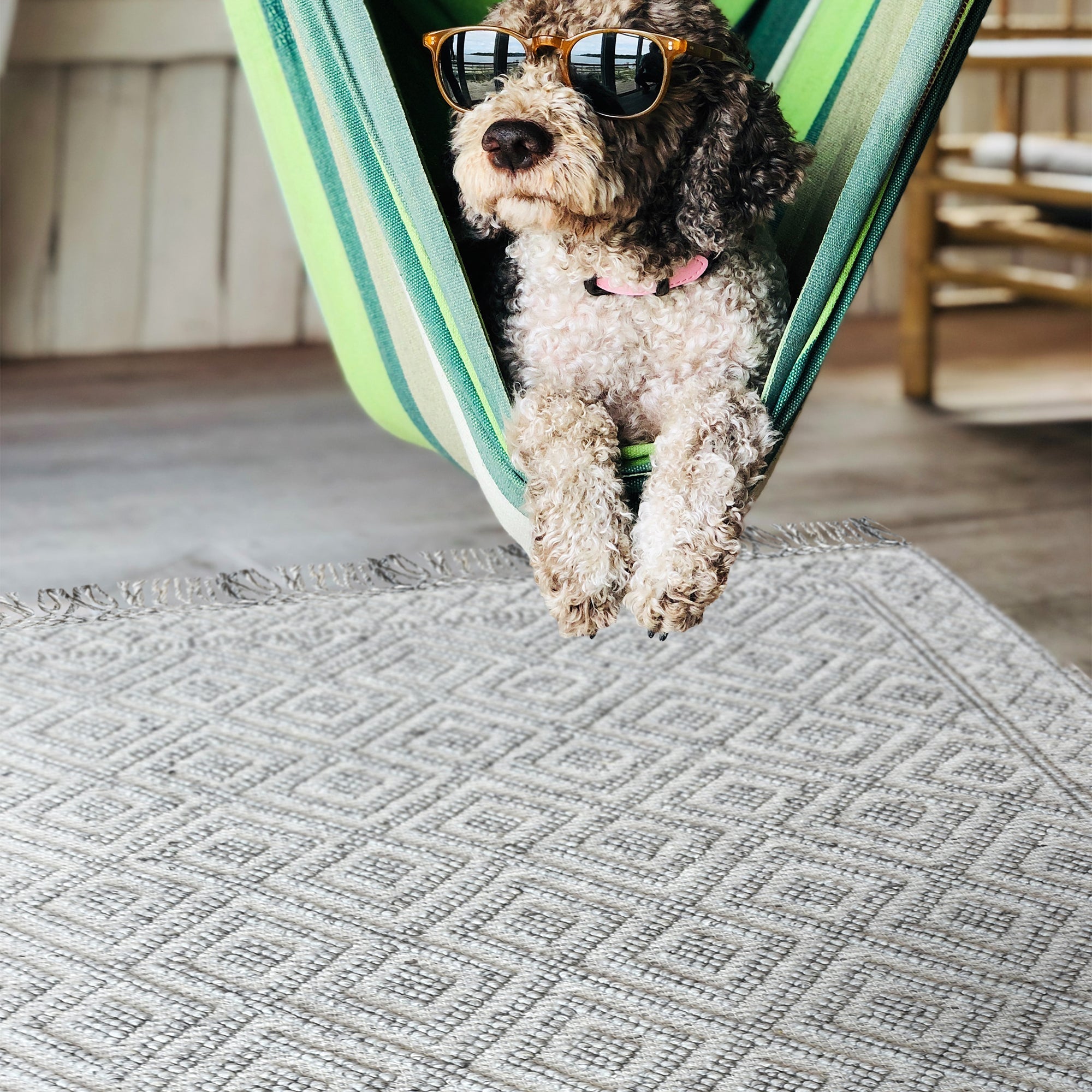 CONON RUG - Wool / Viscose Mix