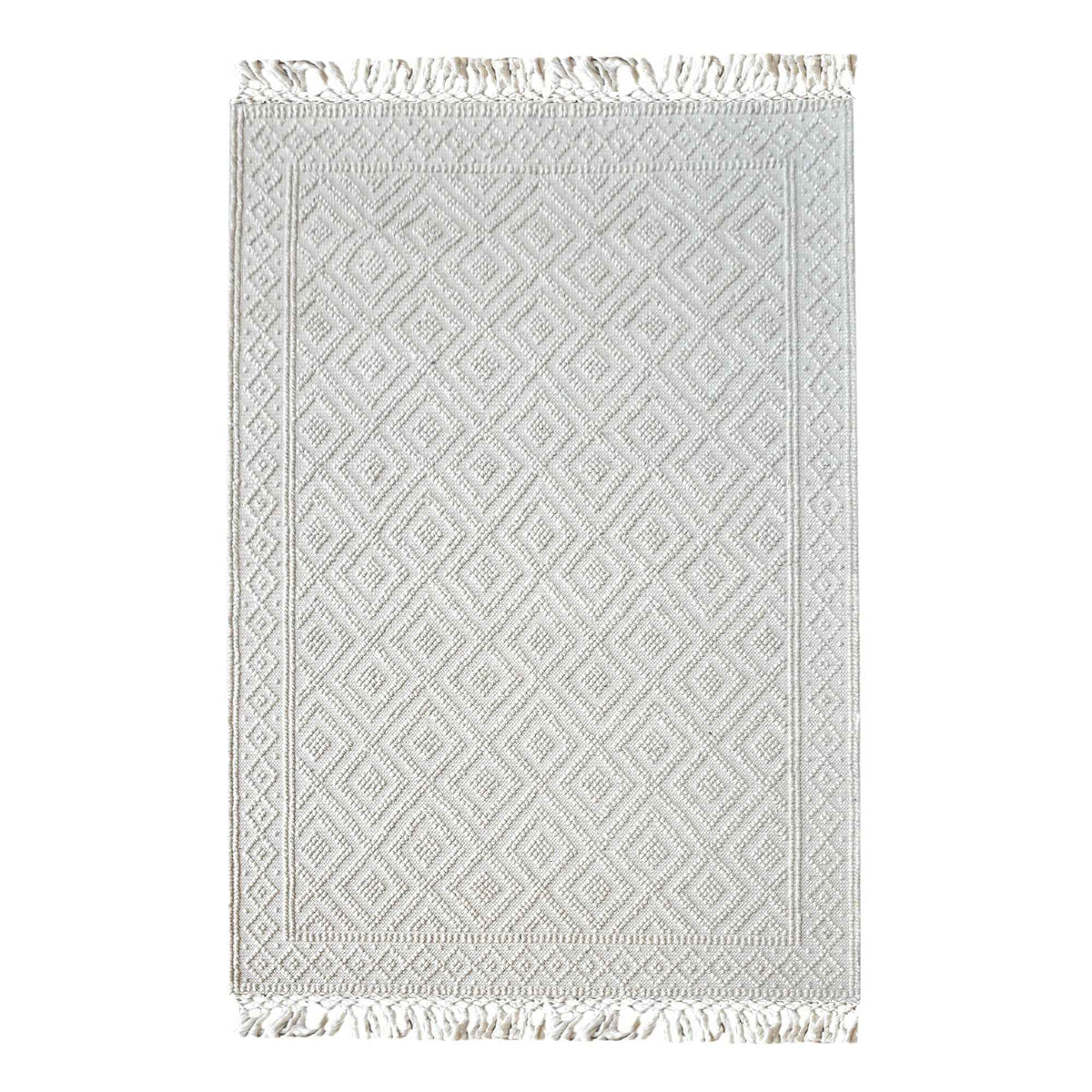Monolith & Heart Conon Hand-Woven Wool & Viscose Rug, Multiple Colours