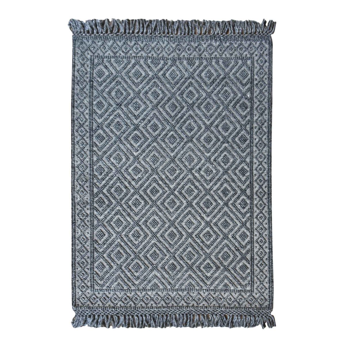 Monolith & Heart Conon Hand-Woven Wool & Viscose Rug, Multiple Colours