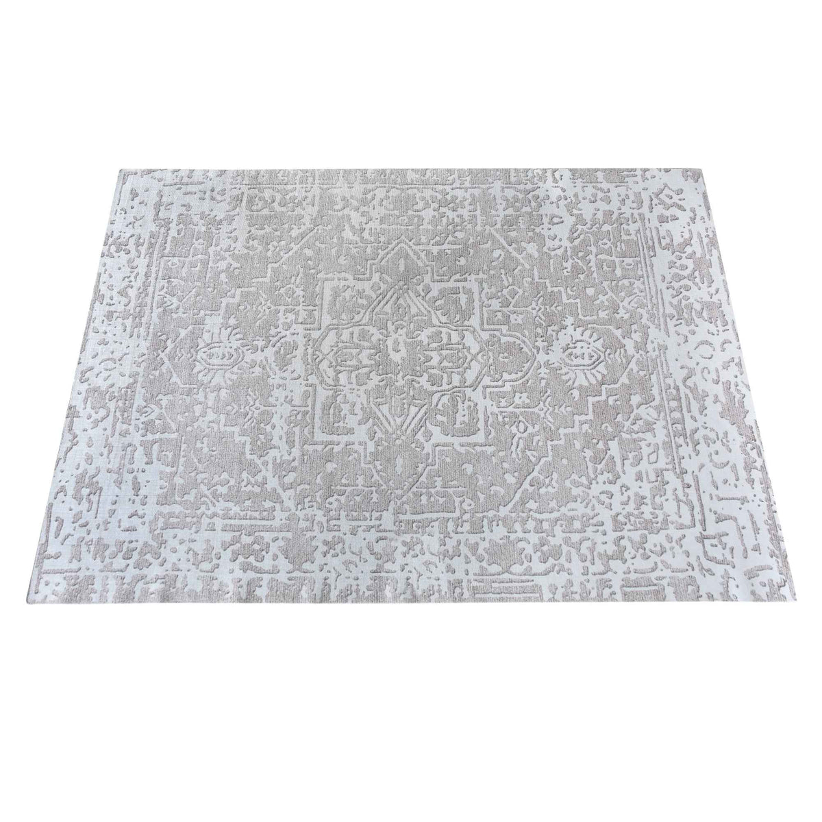 Monolith & Heart Conte Hand-Woven Recycled PET Rug, Beige