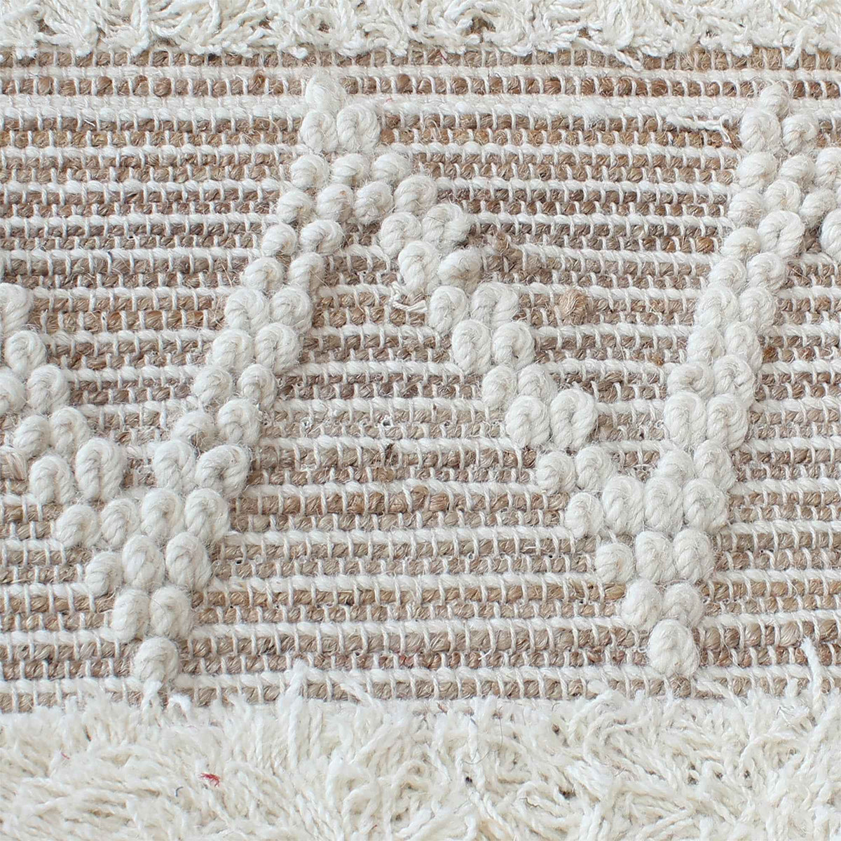 Monolith & Heart Coplin Hand-Woven Wool & Hemp Rug, Natural