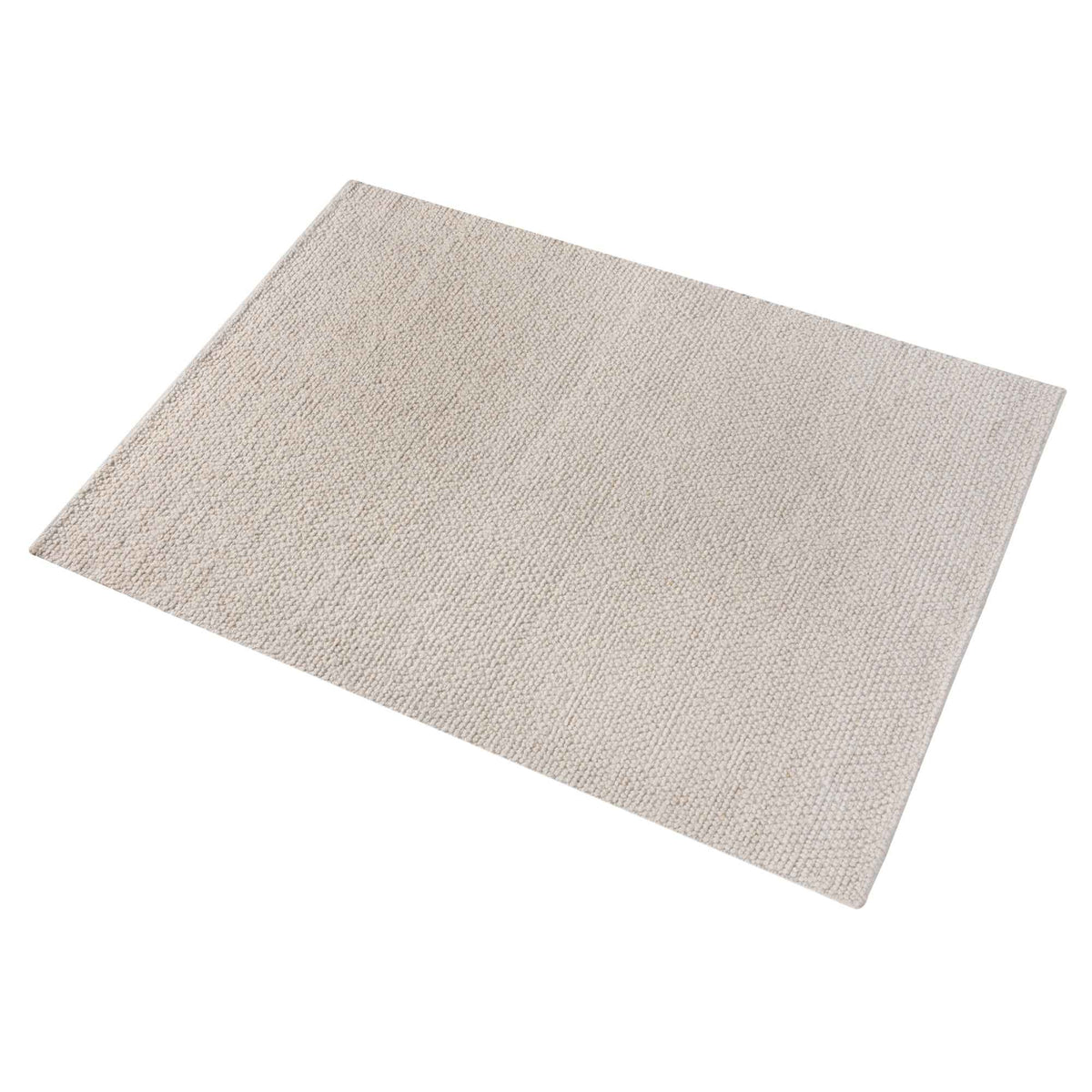 Monolith & Heart Corley Hand-Woven Wool Rug, Natural White, Multiple Sizes