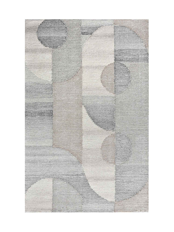 CUINI RUG - IVORY/BEIGE/GREY - WOOL - HAND WOVEN, OVER TUFTED