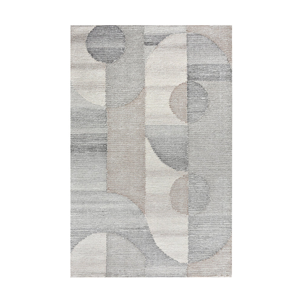 CUINI RUG - IVORY/BEIGE/GREY - WOOL - HAND WOVEN, OVER TUFTED