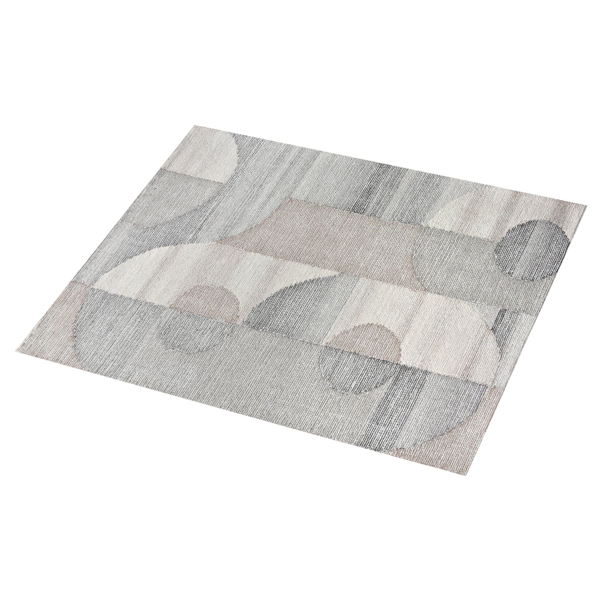 CUINI RUG - IVORY/BEIGE/GREY - WOOL - HAND WOVEN, OVER TUFTED