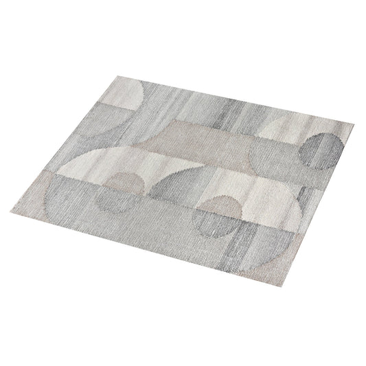 CUINI RUG - IVORY/BEIGE/GREY - WOOL - HAND WOVEN, OVER TUFTED