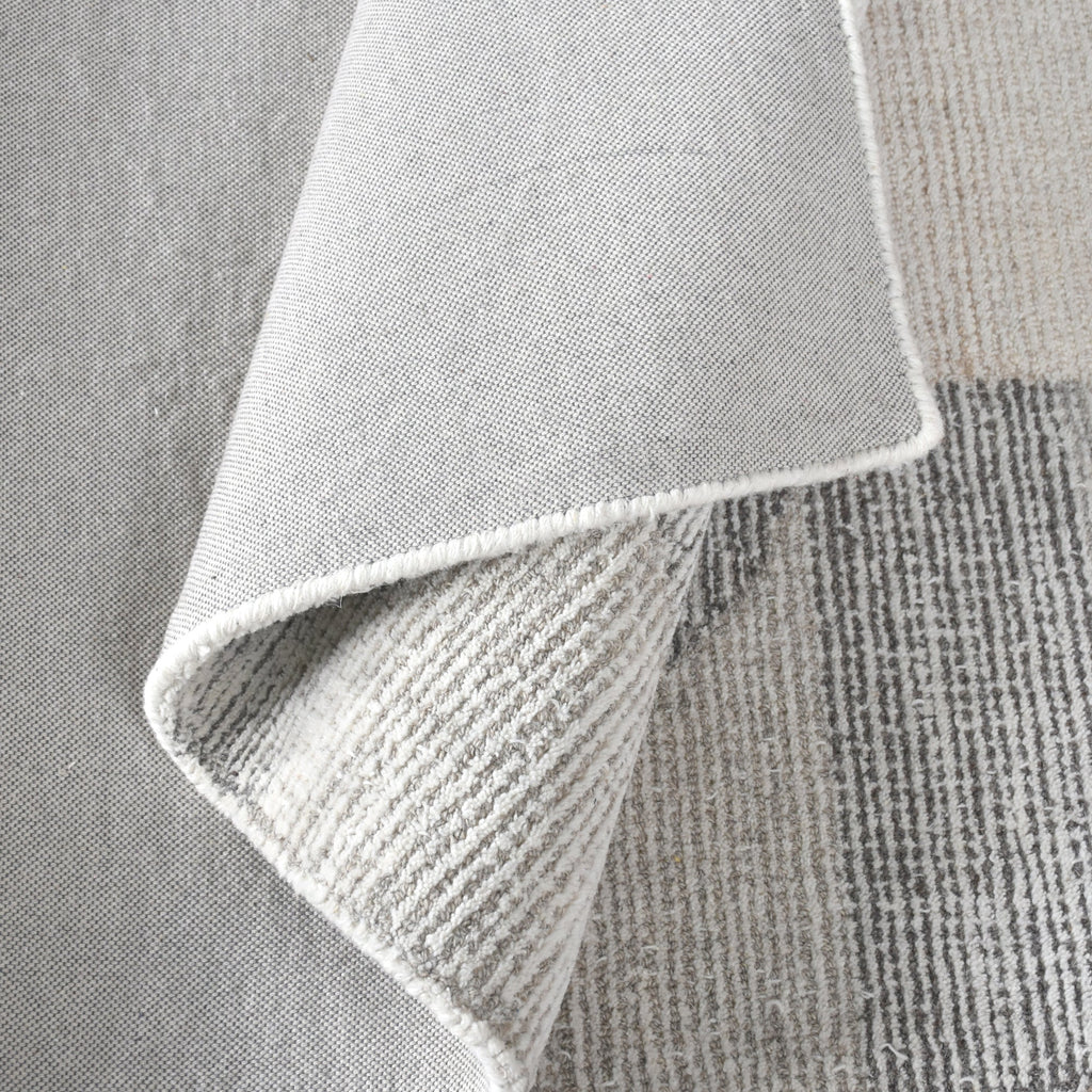 CUINI RUG - IVORY/BEIGE/GREY - WOOL - HAND WOVEN, OVER TUFTED