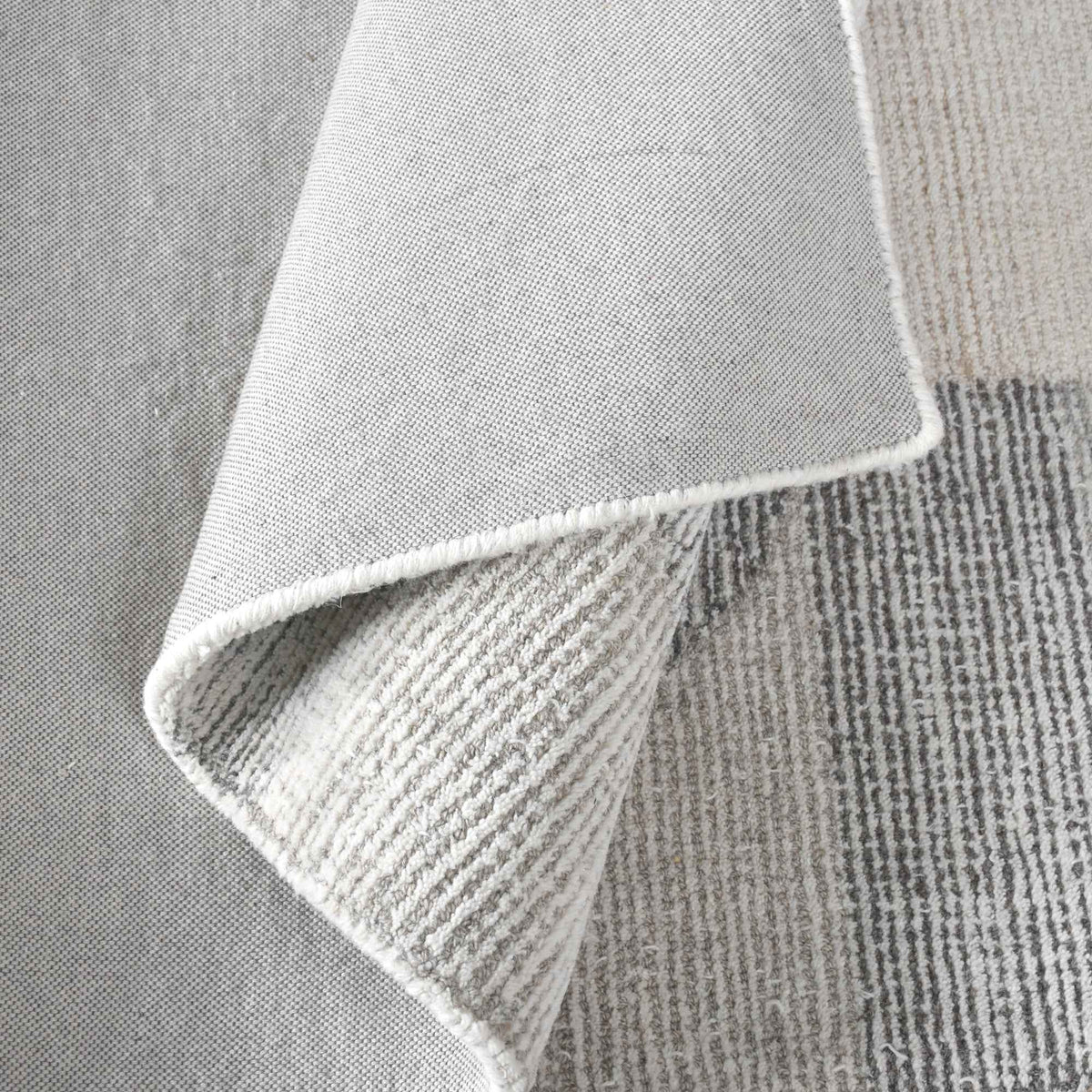Monolith & Heart Cuini Hand-Woven & Over-Tufted Wool Rug, Ivory, Grey & Beige