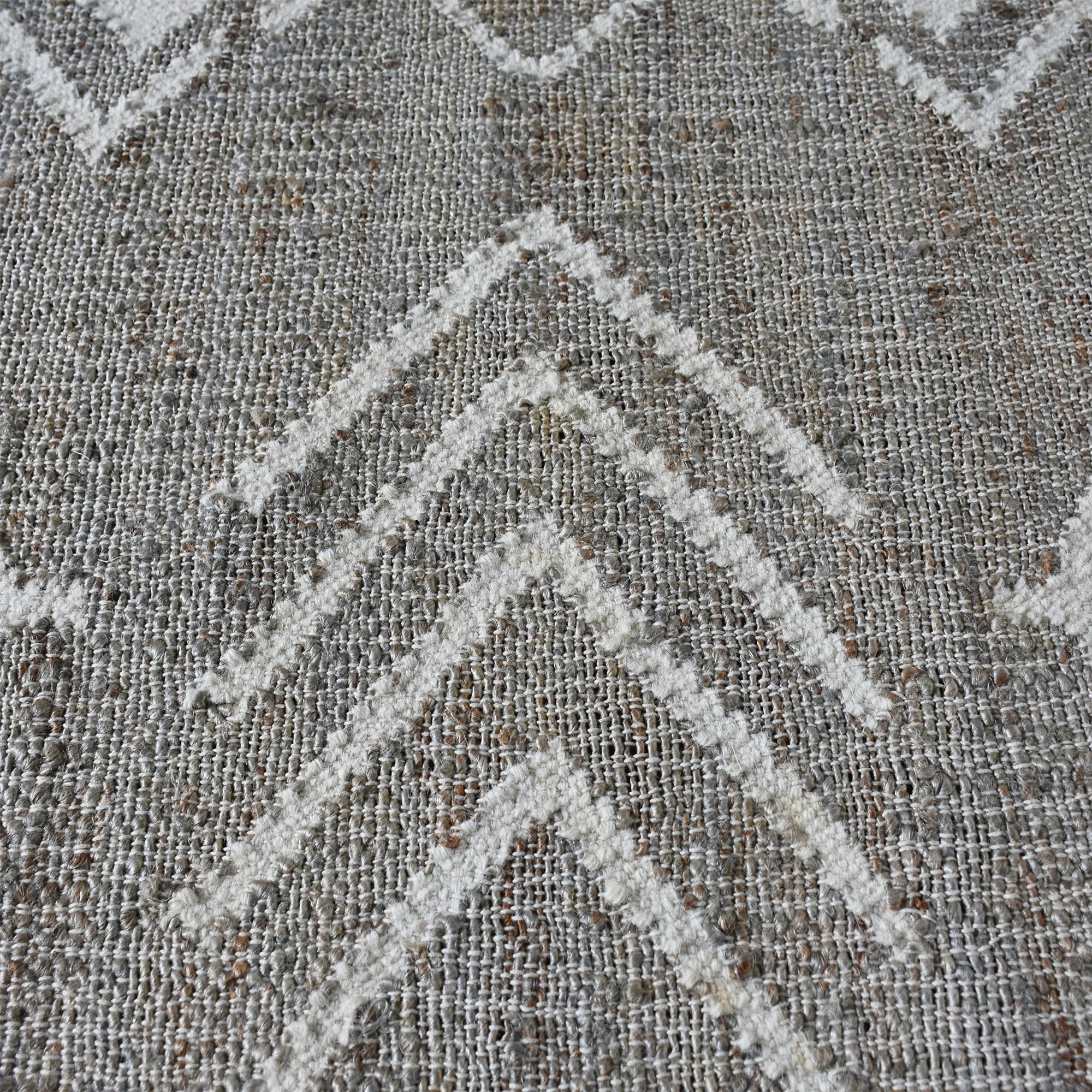 Area Rug, Bedroom Rug, Living Room Rug, Living Area Rug, Indian Rug, Office Carpet, Office Rug, Shop Rug Online, Hemp, Wool, Grey, Natural White, Punja, Flat Weave, Boho-Chic